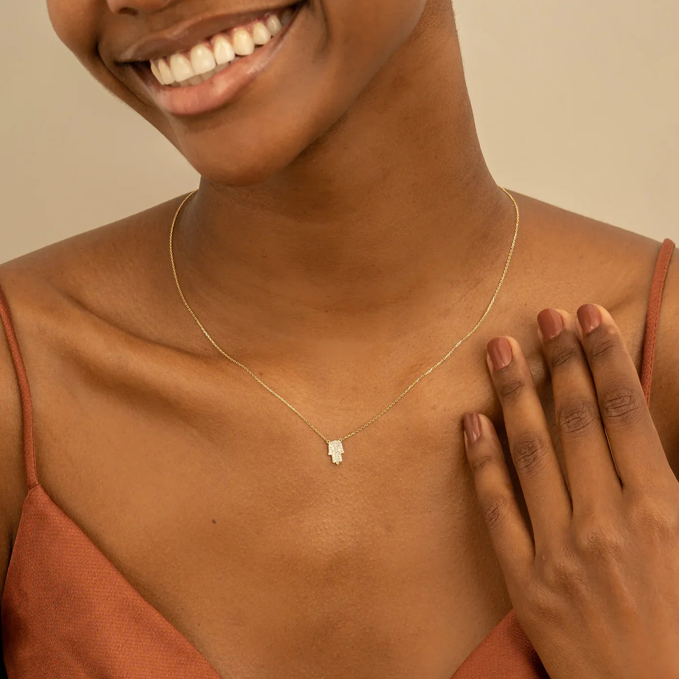 Hamsa Hand Pendant