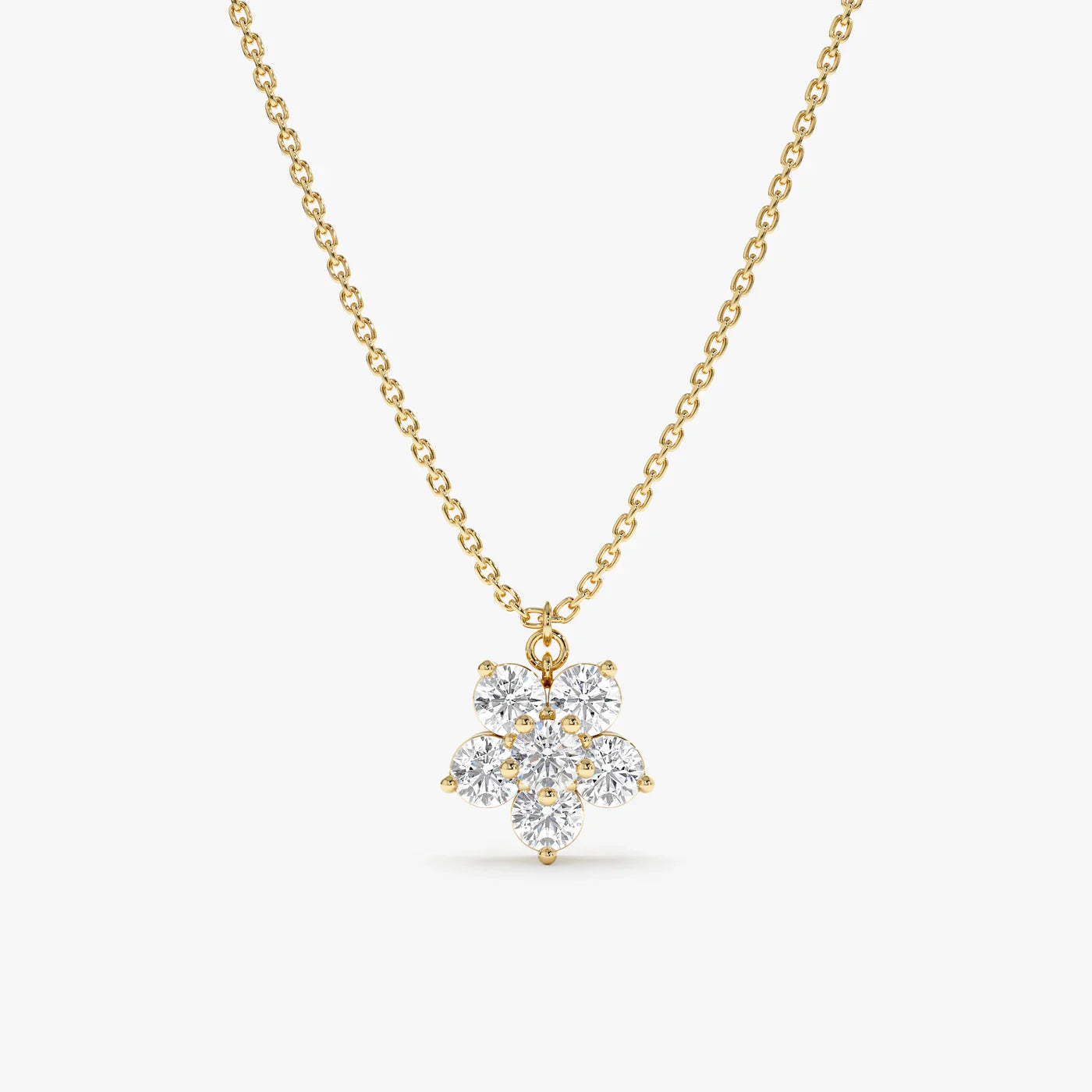 Round Flower Pendant