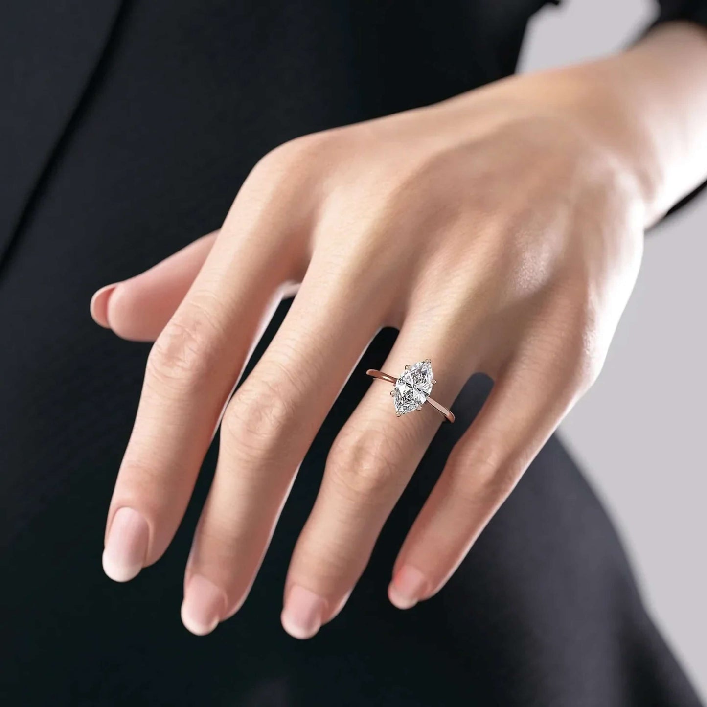 Marquise Cut Solitaire