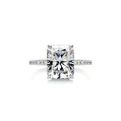 Hidden Halo Radiant Cut Ring