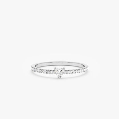 Minimal Heart Ring