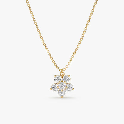 Round Flower Pendant
