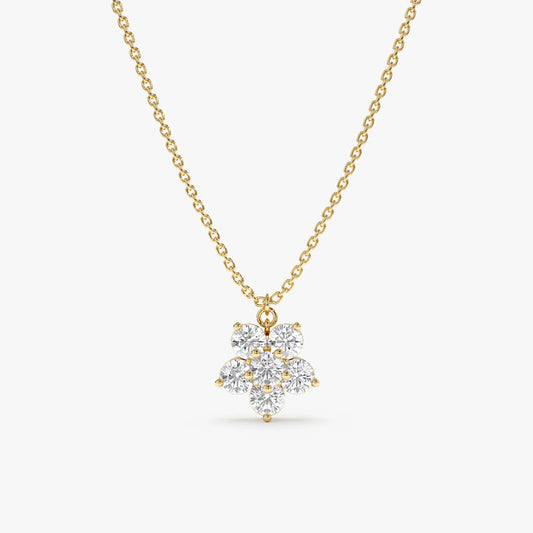 Round Flower Pendant