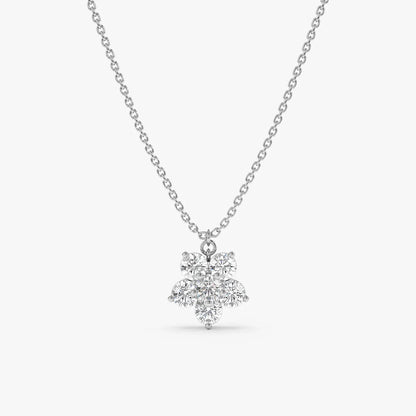 Round Flower Pendant