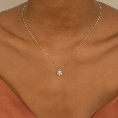 Round Flower Pendant