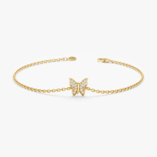 Minimal Butterfly Bracelet