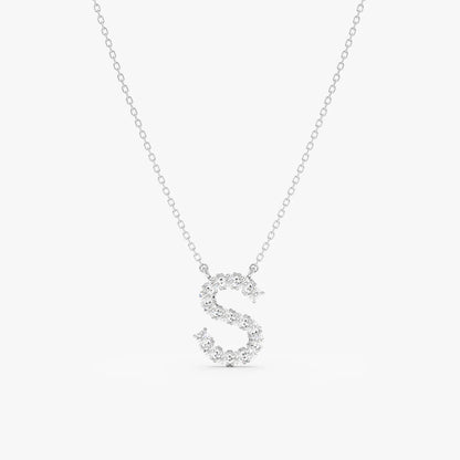 Iced Initial Necklace