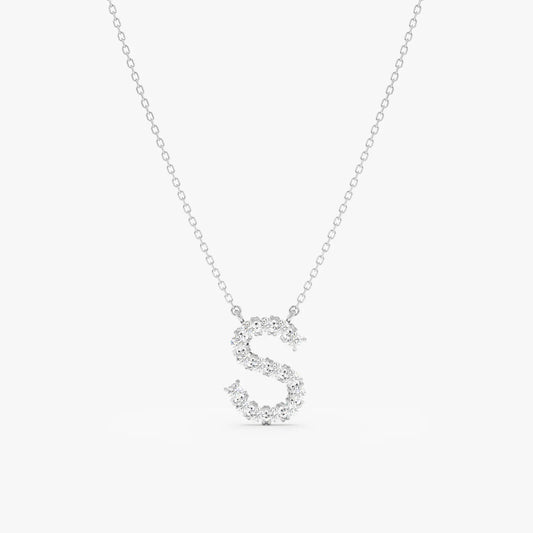 Iced Initial Necklace