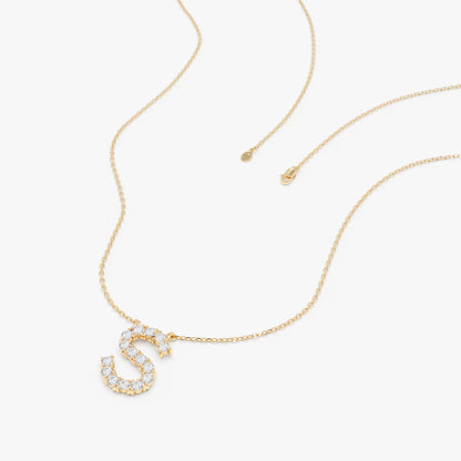 Iced Initial Necklace